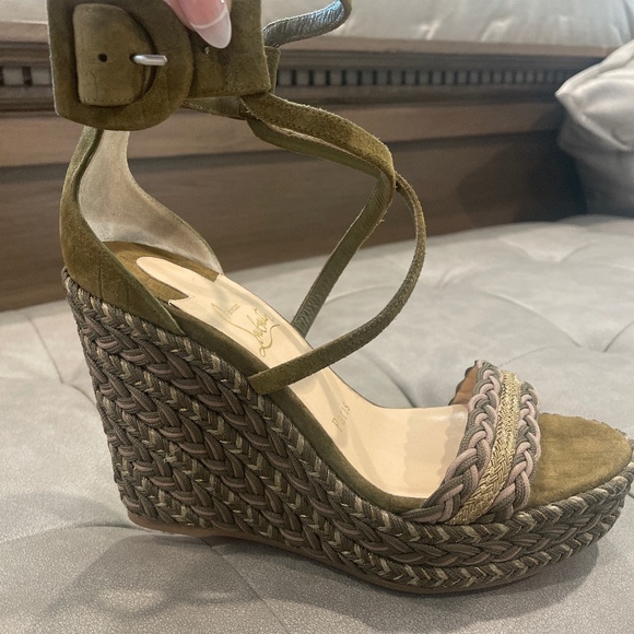 Christian louboutin wedge shoe - Picture 1 of 5